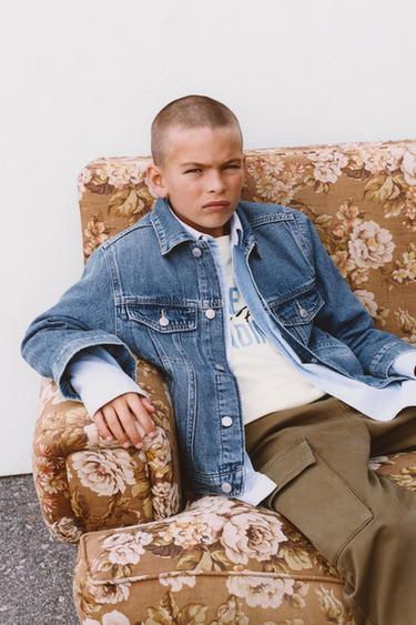 BASIC DENIM JACKET - Blue by Zara