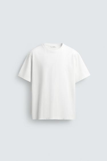 BASIC MEDIUM WEIGHT T-SHIRT /02 - White by Zara