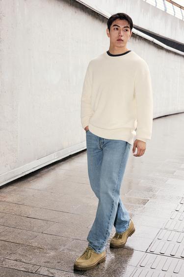 STRAIGHT FIT JEANS - Blue by Zara