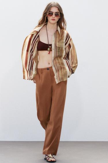OVERSIZE STRIPED SHIRT - Multicoloured by Zara