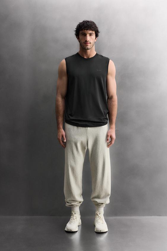 BASIC TECHNICAL TANK TOP - Black by Zara - Image 0