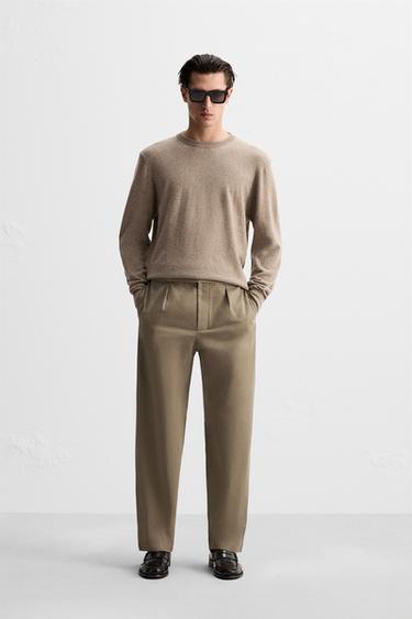 100% CASHMERE SWEATER - Beige marl by Zara