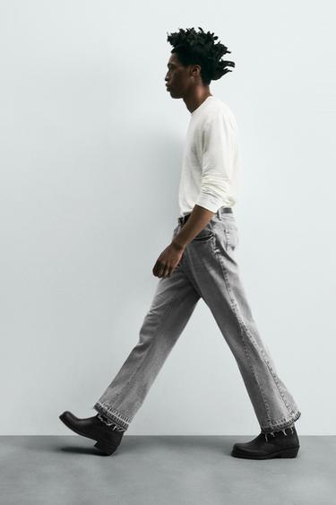 LIMITED EDITION CHUNKY LEATHER BOOTS - Black by Zara