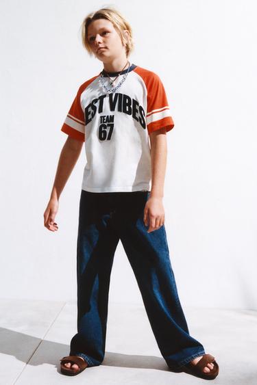 TEAM SIX SEVEN PRINTED T-SHIRT - Oyster-white by Zara