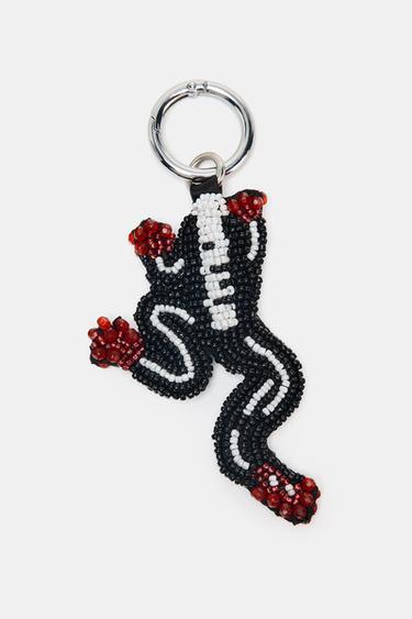 BEADED FROG CHARM - Multicoloured by Zara