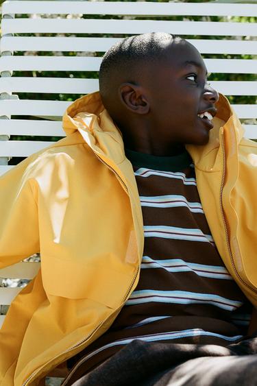 WATER-RESISTANT AND WINDPROOF JACKET - Yellow by Zara