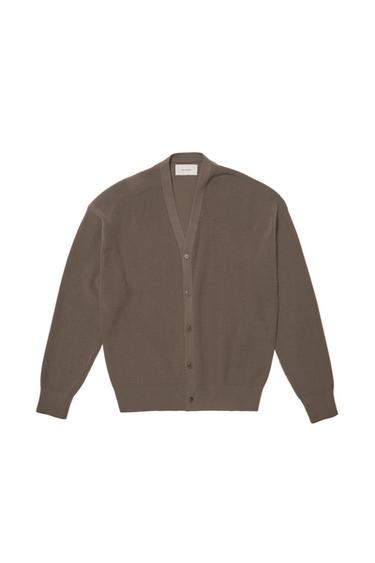 REGULAR FIT COTTON CARDIGAN - Earth by Zara