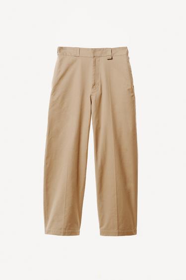 WILLY CHAVARRIA X ZARA WIDE-LEG CHINO TROUSERS - Beige by Zara