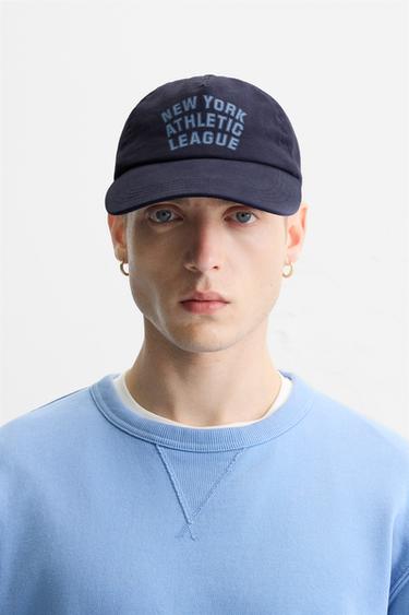 WASHED NYC CAP - Blue by Zara - Image 0