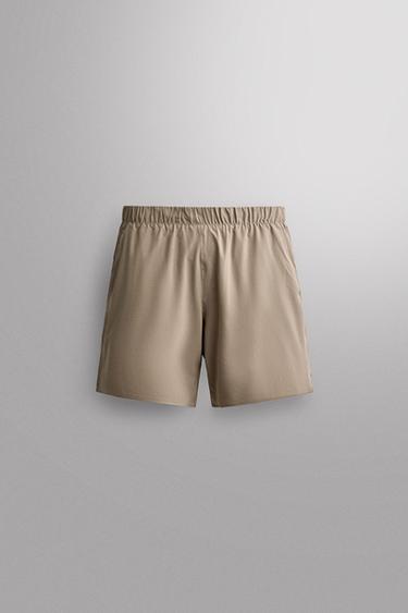9" TRAINING SHORTS - Light brown by Zara