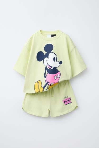 MICKEY MOUSE © DISNEY T-SHIRT AND BERMUDA SET - Lime by Zara - Image 0