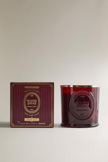 (650 G) GINGERBREAD SCENTED CANDLE - Red by Zara