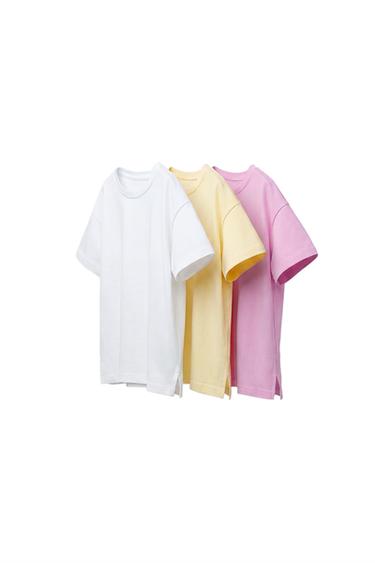3-PACK OF PLAIN T-SHIRTS - Pink by Zara