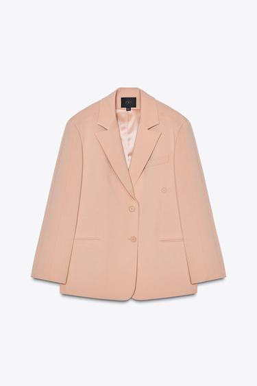 OVERSIZE BLAZER - Pale pink by Zara