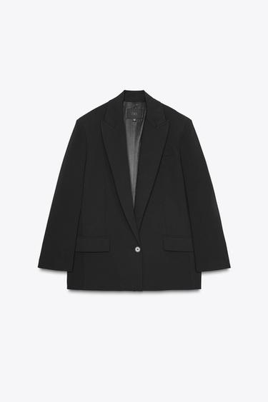 OVERSIZE BASIC BLAZER - Black by Zara