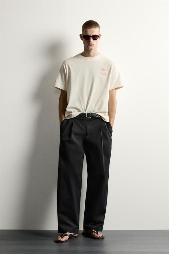 MIAMI PATCH RELAXED FIT T-SHIRT - White by Zara - Image 0