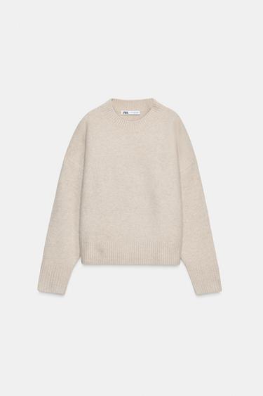 SOFT KNIT JUMPER - Ecru by Zara