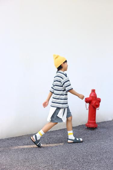 STRIPED KNIT T-SHIRT - Stripes by Zara