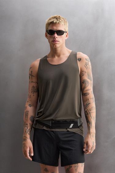 SEAMLESS TRAINING TANK TOP - Grey by Zara