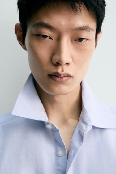 OVERSIZE FIT OXFORD SHIRT - Light blue by Zara