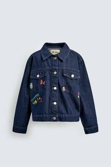 EMBROIDERED DENIM JACKET HARRY LAMBERT FOR ZARA X DISNEY - Blue by Zara