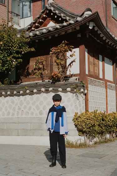 FLANNEL SHIRT WITH POCKET - Blue by Zara