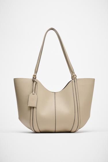 MAXI TOTE BAG - Beige by Zara