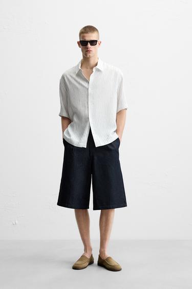 STRIPED SHIRT - White by Zara - Image 0