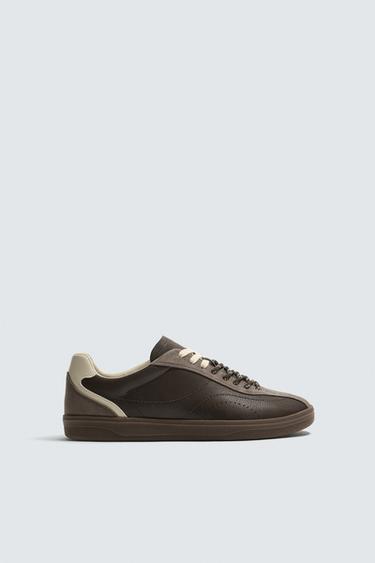 RETRO STYLE TRAINERS - Brown by Zara