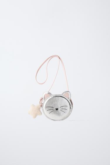 KITTEN CROSSBODY BAG - Silver by Zara