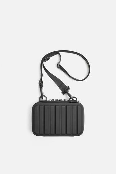 RIGID CROSSBODY BAG - Black by Zara