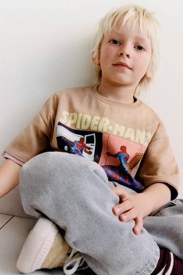 SPIDER-MAN © MARVEL PRINT T-SHIRT - Earth by Zara