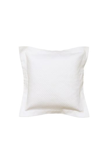 CUSHION COVER WITH POLKA DOT DESIGN - White by Zara