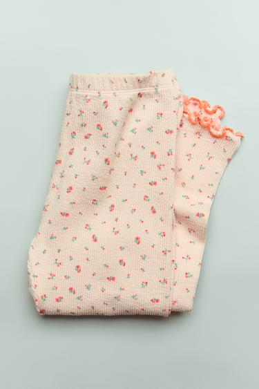 6-14 YEARS/ NEON FLORAL PYJAMAS - Orange by Zara