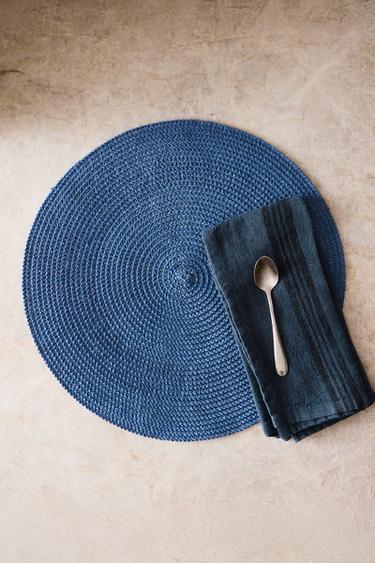 PAPER PLACEMAT (PACK OF 2) - Blue by Zara