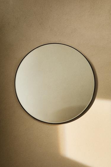 ROUND WALL MIRROR - Black by Zara