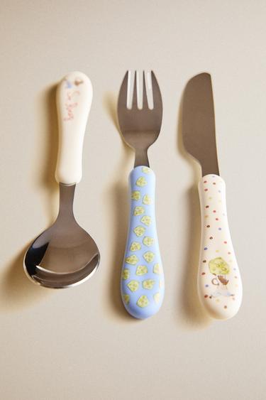 KIDS' CERAMIC TOOTH FAIRY CUTLERY SET - Multicoloured by Zara