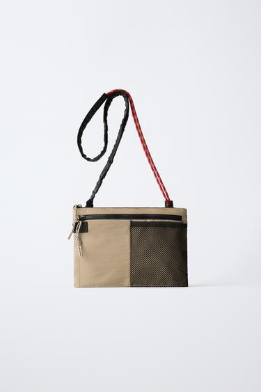 TECHNICAL CROSSBODY BAG - Brown by Zara
