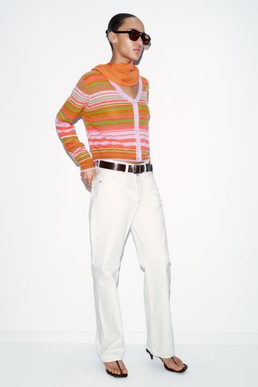 STRIPED CARDIGAN - Multicoloured by Zara