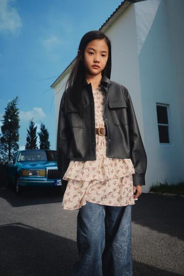 BUTTERFLY PRINT DRESS - Ecru by Zara