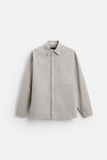 SOFT COTTON SHIRT - Anthracite Grey by Zara