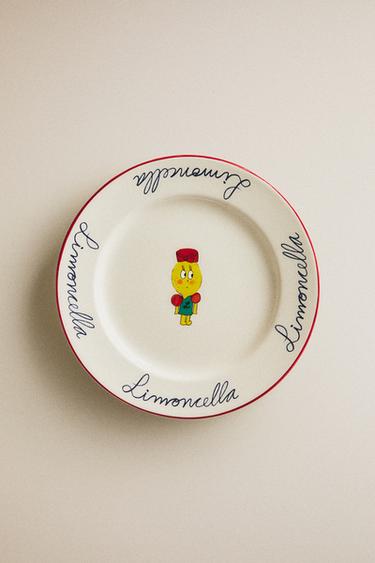 KIDS' X THE ANIMALS OBSERVATORY PORCELAIN PLATE - Multicoloured by Zara