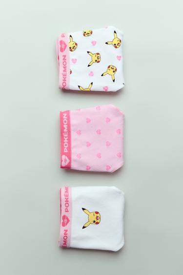 6-14 YEARS/ THREE-PACK OF PIKACHU POKÉMON ™ BRIEFS - Pink by Zara