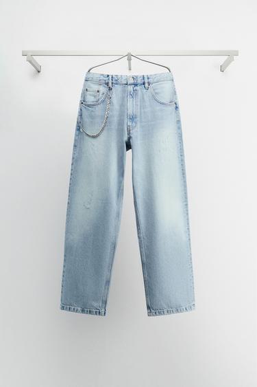 BAGGY FIT JEANS - Light blue by Zara