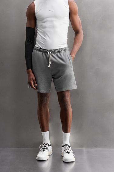 JOGGER SHORTS - Grey marl by Zara