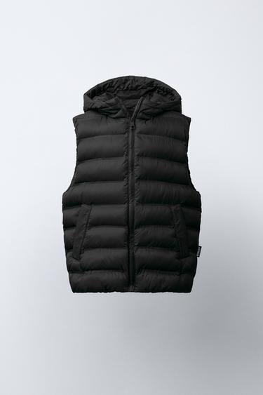 ULTRALIGHT WATER-REPELLENT GILET - Black by Zara - Image 0