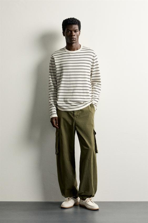 LIGHTWEIGHT STRIPED JACQUARD JUMPER - striped by Zara - Image 0