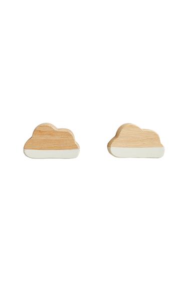 PACK OF KIDS' CLOUD DOOR KNOBS (PACK OF 2) - Oyster-white by Zara