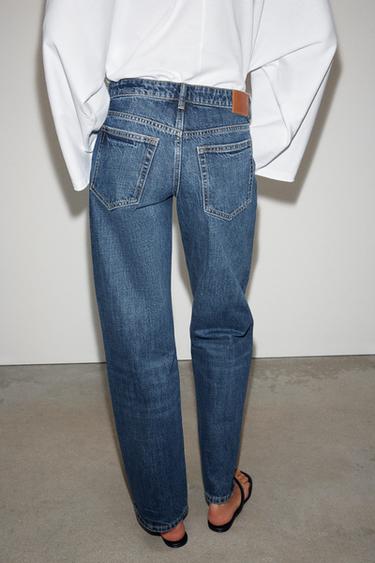 Z1975 LOW-RISE REGULAR JEANS - Blue by Zara