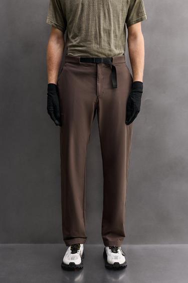 TECHNICAL CARGO TREKKING TROUSERS - Brown by Zara